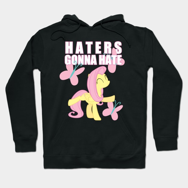 Butterflies and Haters Hoodie by LaskaNova